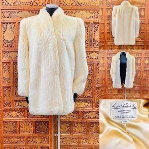 Vintage 80’s Gloria Vanderbilt Faux Fur Coat